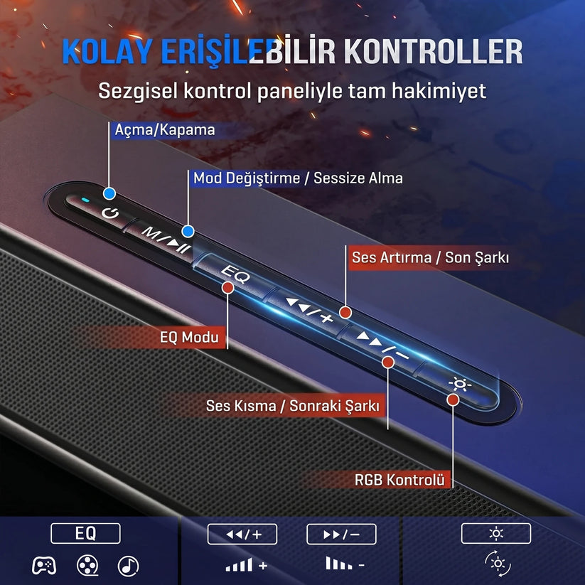 Fifine A22 Kolay Erişilebilir Üst Kontroller