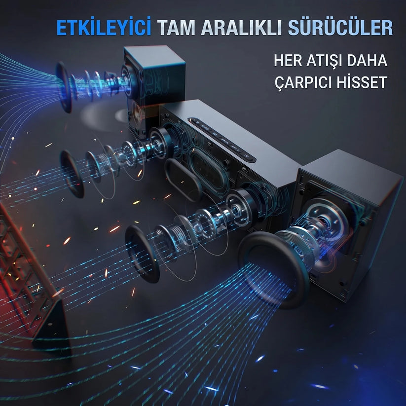 Fifine A22 Etkileyici Tam Aralıklı Sürücüler