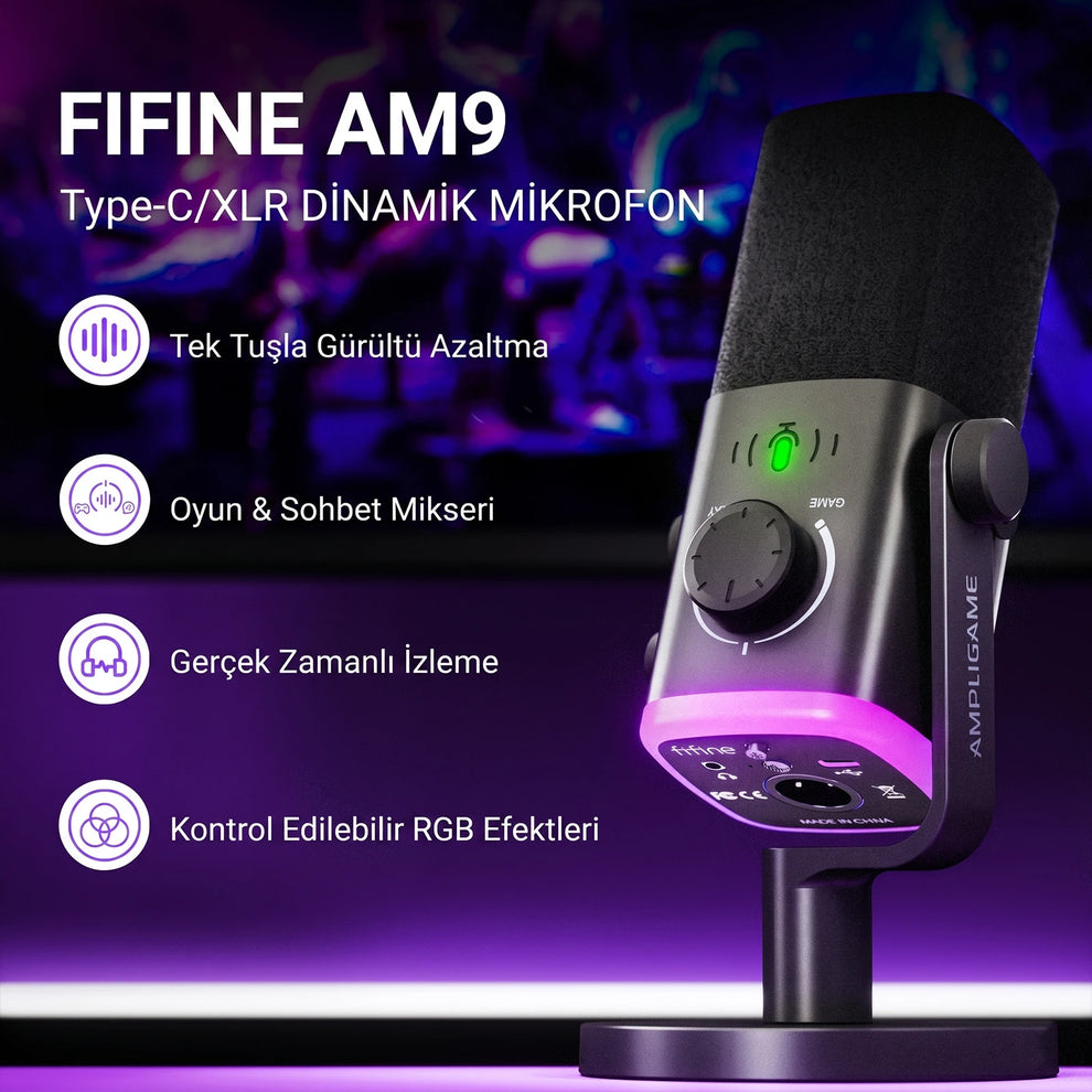 Fifine Ampligame AM9 Özellikleri