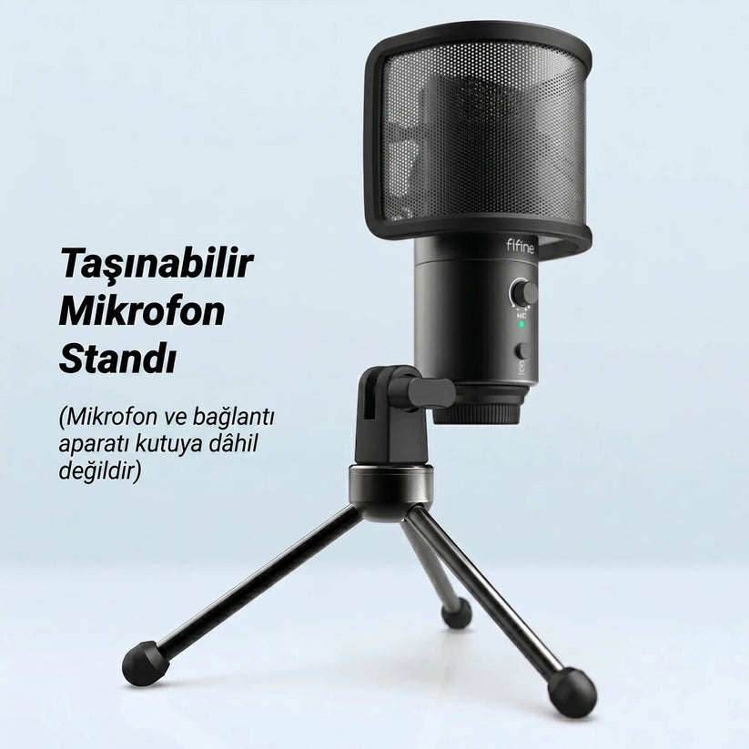 Fifine DP1 Taşınabilir Mikrofon Standı