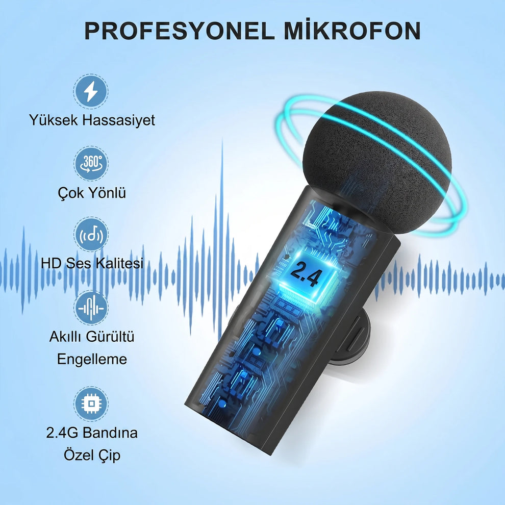 Fifine M8 Profesyonel Mikrofon Özel Çip