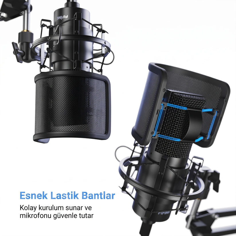 Fifine U1 Esnek Bantlar ve Kurulum