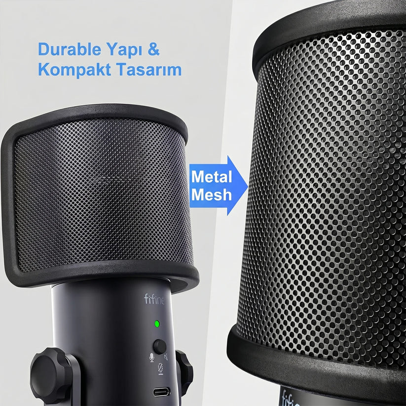 Fifine U1 Kompakt ve Hafif Pop Filtre